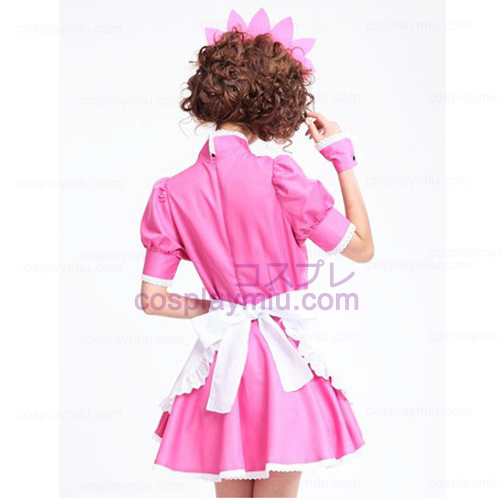 Cosplay Lolita traje / pêssego rosa Barbie Maid Trajes da boneca