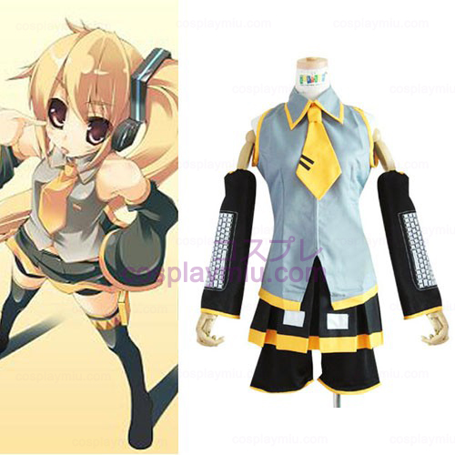 Traje Vocaloid Rin Mulher Cosplay
