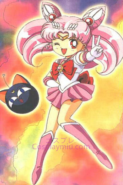 Sailor Moon Sailor Chibi Chibi Usa Lua Cosplay Peruca